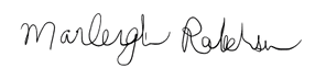 Marleigh Robertson signature